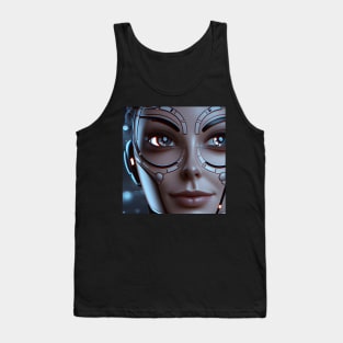 Enhanced Cyberpunk Woman Tank Top